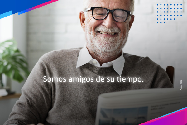 Somos Amigos De Su Tiempo Andrés, pensionado hace 20 años disfruta de su tiempo leyendo el periódico cada mañana